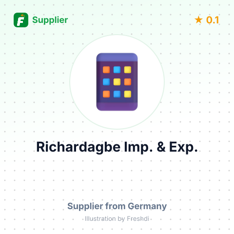 Richardagbe Imp. & Exp.  – summary card, no photo uploaded yet