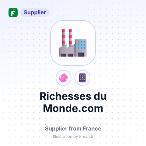 Richesses du Monde.com – summary card, no photo uploaded yet