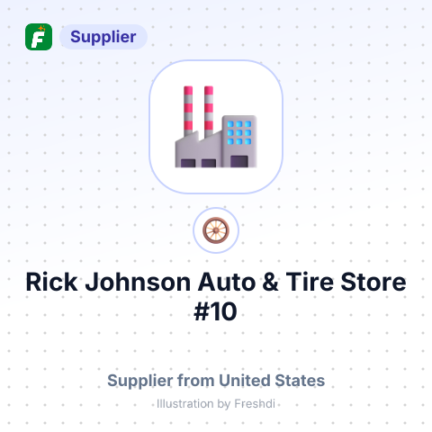 Rick Johnson Auto & Tire Store #10 – summary card, no photo uploaded yet