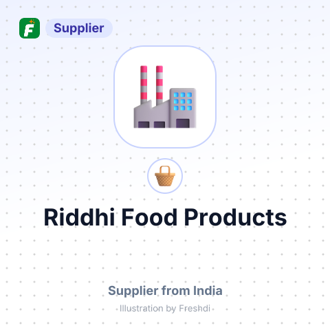 Riddhi Food Products – summary card, no photo uploaded yet