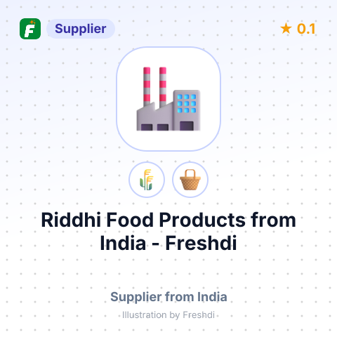 Riddhi Food Products  – summary card, no photo uploaded yet