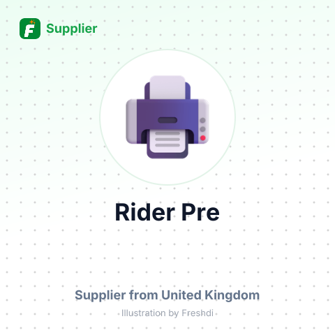 Rider Pre – summary card, no photo uploaded yet