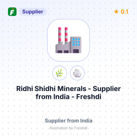 Ridhi Shidhi Minerals  – summary card, no photo uploaded yet
