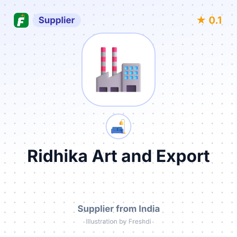 Ridhika Art and Export  – summary card, no photo uploaded yet