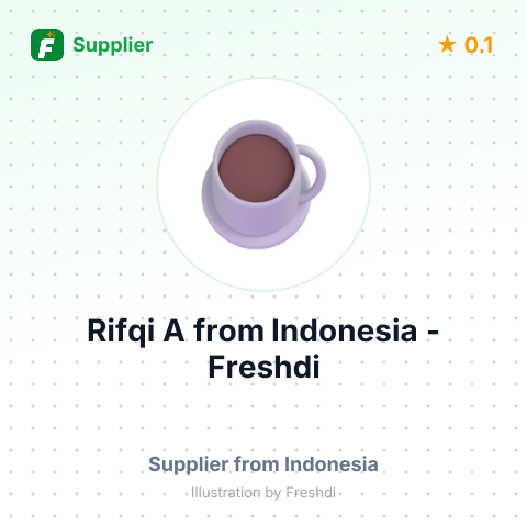 Rifqi A  – summary card, no photo uploaded yet