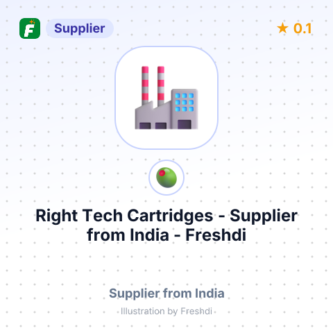 Right Tech Cartridges  – summary card, no photo uploaded yet