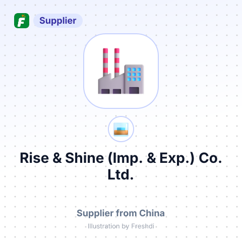 Rise & Shine (Imp. & Exp.) Co., Ltd. – summary card, no photo uploaded yet