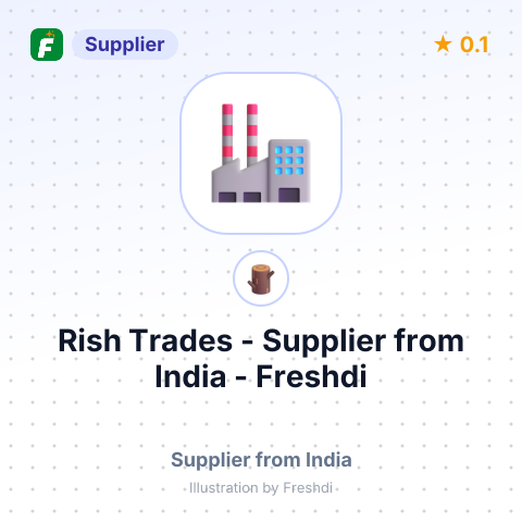 Rish Trades  – summary card, no photo uploaded yet