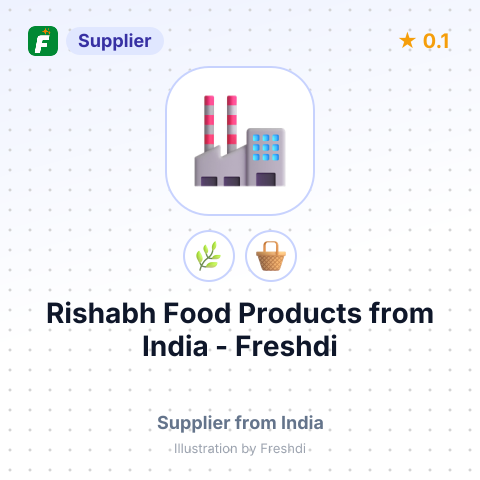 Rishabh Food Products  – summary card, no photo uploaded yet