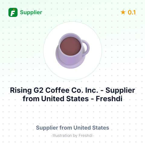 Rising G2 Coffee Co. Inc.  – summary card, no photo uploaded yet