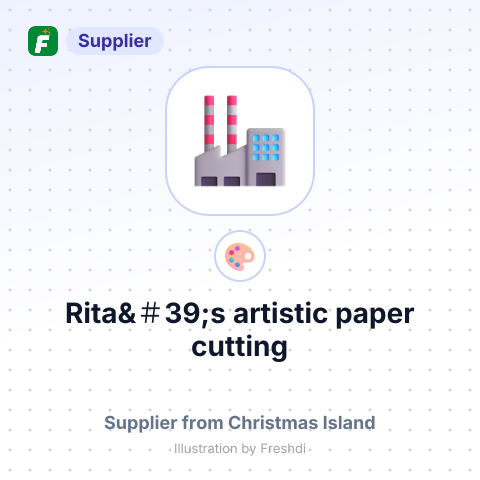 Rita&＃39;s artistic paper cutting – summary card, no photo uploaded yet