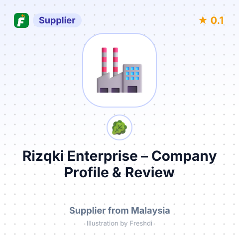 Rizqki Enterprise – summary card, no photo uploaded yet