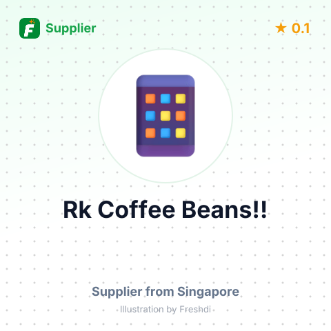 Rk Coffee Beans!!  – summary card, no photo uploaded yet