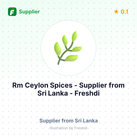 Rm Ceylon Spices  – summary card, no photo uploaded yet