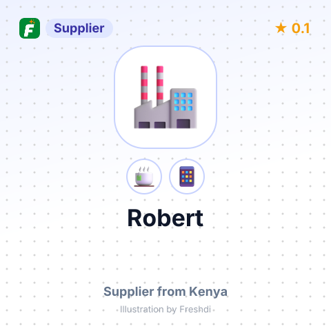 Robert  – summary card, no photo uploaded yet