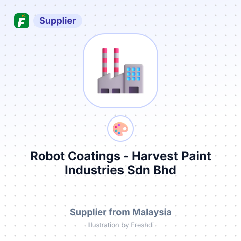 Robot Coatings - Harvest Paint Industries Sdn Bhd – summary card, no photo uploaded yet