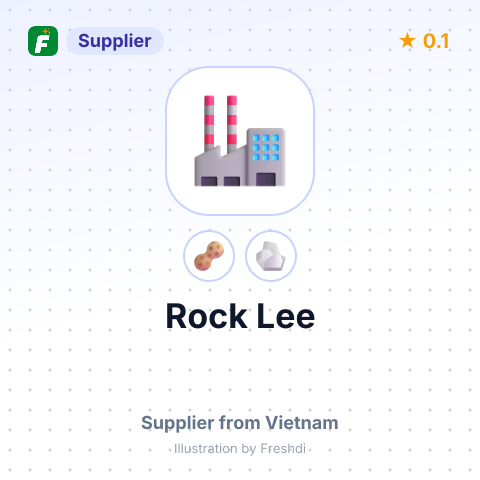 Rock Lee  – summary card, no photo uploaded yet