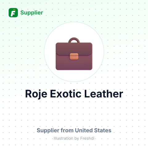 Roje Exotic Leather – summary card, no photo uploaded yet