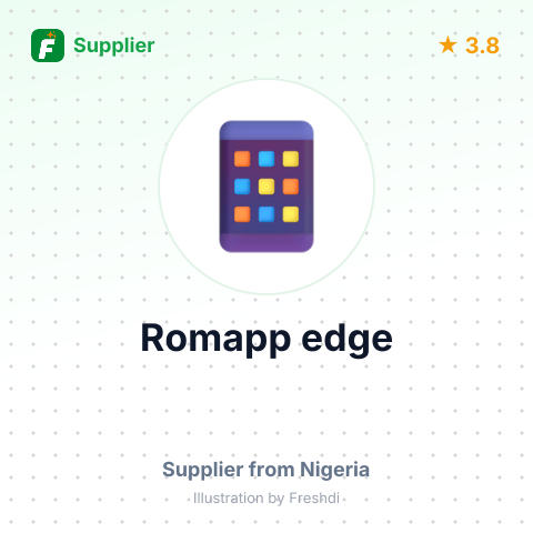 Romapp edge  – summary card, no photo uploaded yet