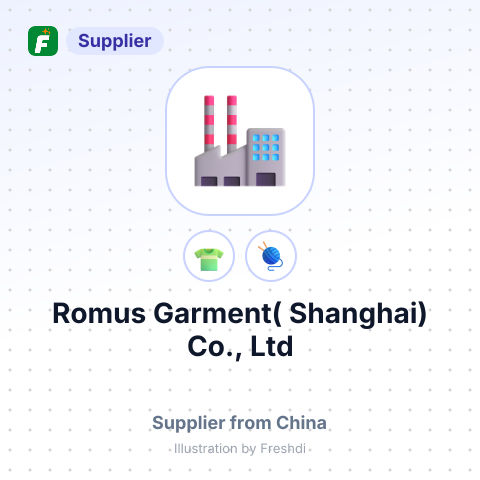 Romus Garment( Shanghai) Co., Ltd – summary card, no photo uploaded yet