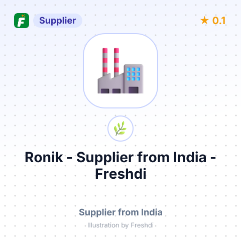 Ronik  – summary card, no photo uploaded yet
