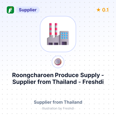 Roongcharoen Produce Supply  – summary card, no photo uploaded yet