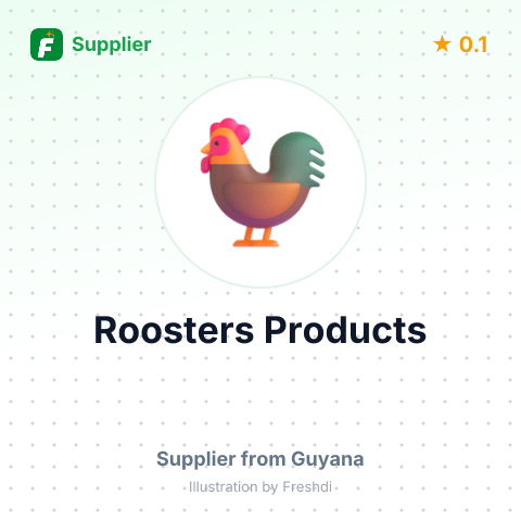 Roosters Products  – summary card, no photo uploaded yet