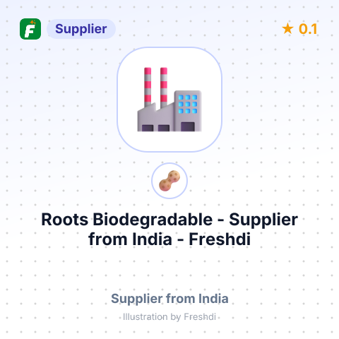 Roots Biodegradable  – summary card, no photo uploaded yet