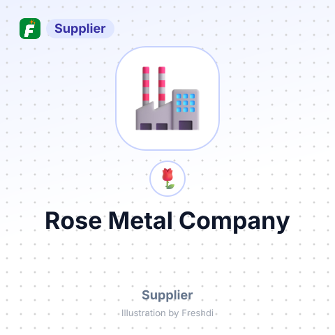 Rose Metal Company – summary card, no photo uploaded yet