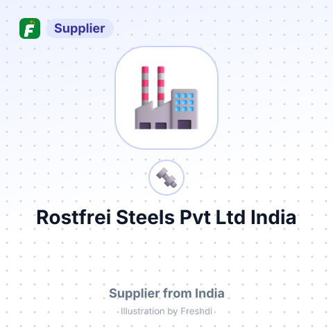 Rostfrei Steels Pvt Ltd India – summary card, no photo uploaded yet