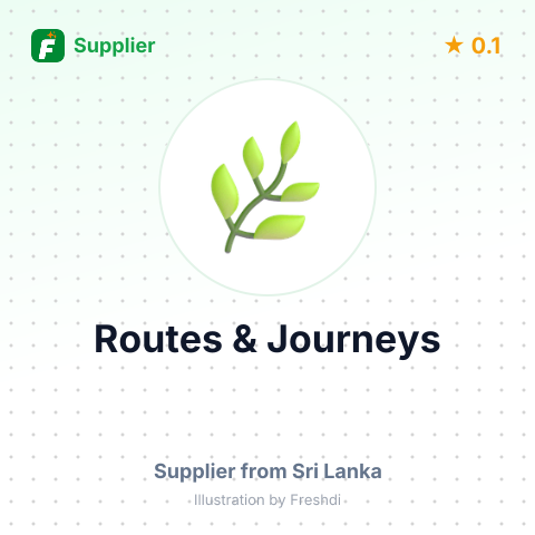 Routes & Journeys  – summary card, no photo uploaded yet