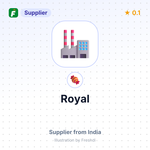 Royal  – summary card, no photo uploaded yet