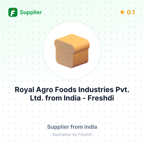 Royal Agro Foods Industries Pvt. Ltd.  – summary card, no photo uploaded yet