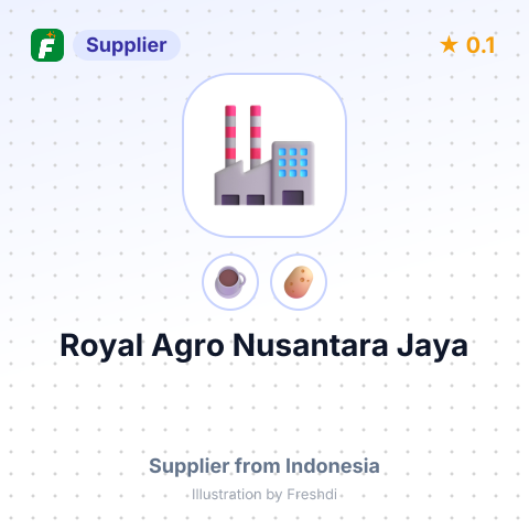Royal Agro Nusantara Jaya – summary card, no photo uploaded yet