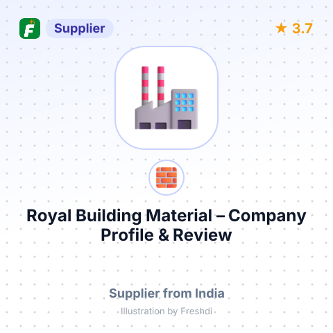 Royal Building Material – summary card, no photo uploaded yet