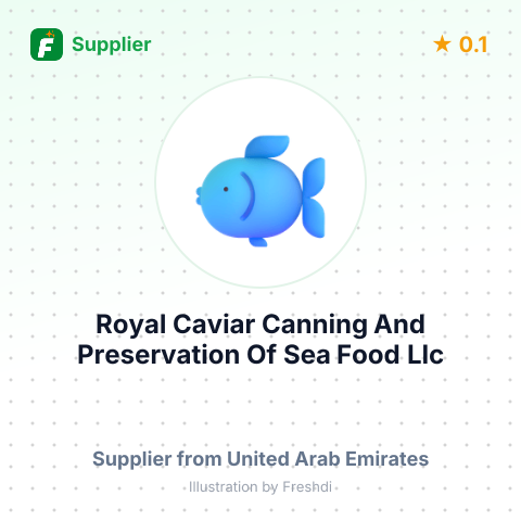 Royal Caviar Canning And Preservation Of Sea Food Llc – summary card, no photo uploaded yet