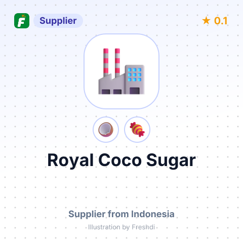 Royal Coco Sugar  – summary card, no photo uploaded yet