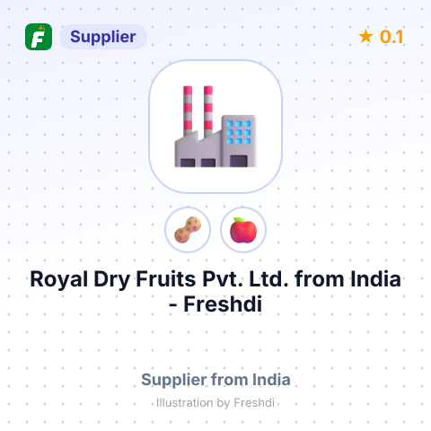 Royal Dry Fruits Pvt. Ltd.  – summary card, no photo uploaded yet
