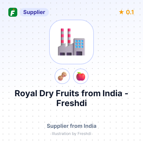 Royal Dry Fruits  – summary card, no photo uploaded yet