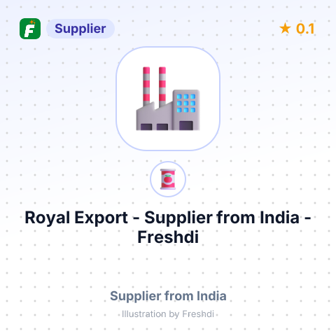 Royal Export  – summary card, no photo uploaded yet