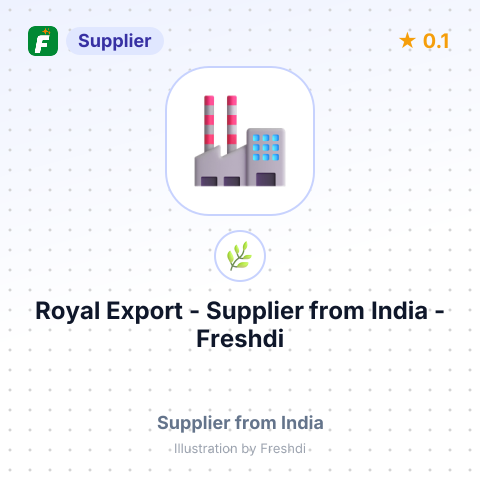 Royal Export  – summary card, no photo uploaded yet