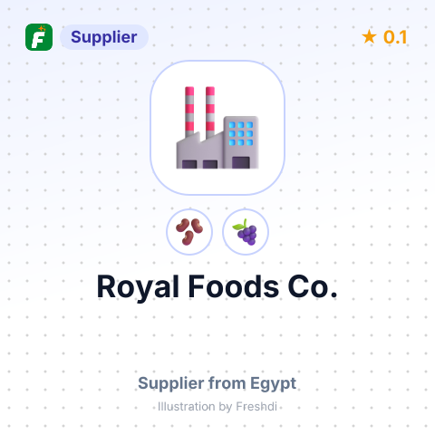 Royal Foods Co.  – summary card, no photo uploaded yet