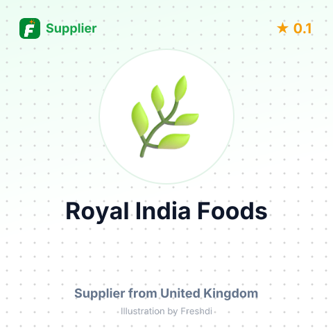 Royal India Foods  – summary card, no photo uploaded yet