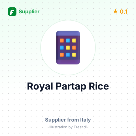 Royal Partap Rice  – summary card, no photo uploaded yet