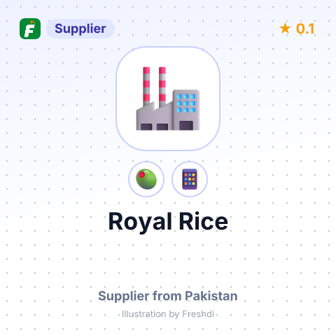 Royal Rice  – summary card, no photo uploaded yet