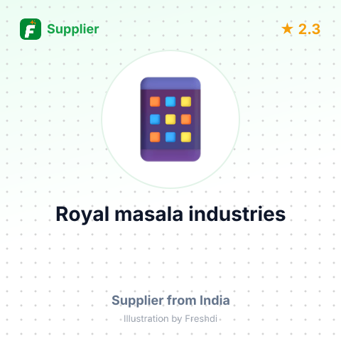 Royal masala industries  – summary card, no photo uploaded yet