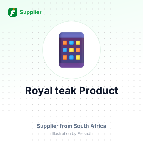 Royal teak Product – summary card, no photo uploaded yet