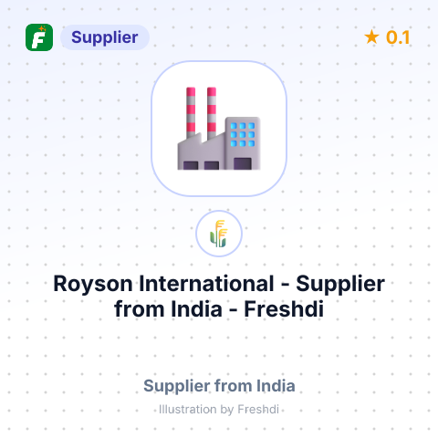 Royson International  – summary card, no photo uploaded yet