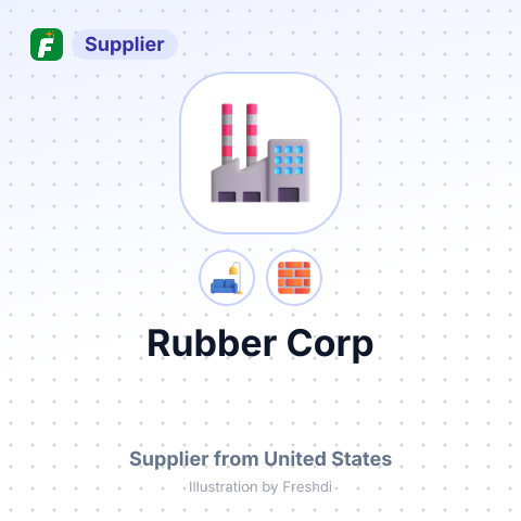 Rubber Corp – summary card, no photo uploaded yet