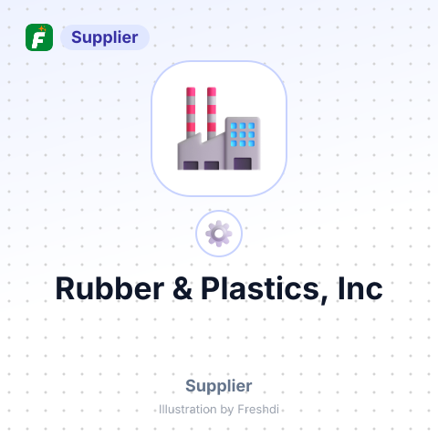 Rubber & Plastics, Inc – summary card, no photo uploaded yet